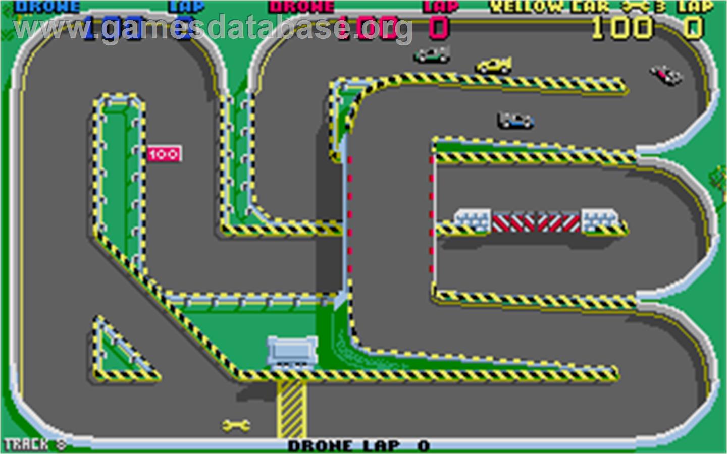 Super Sprint - Atari ST - Artwork - In Game