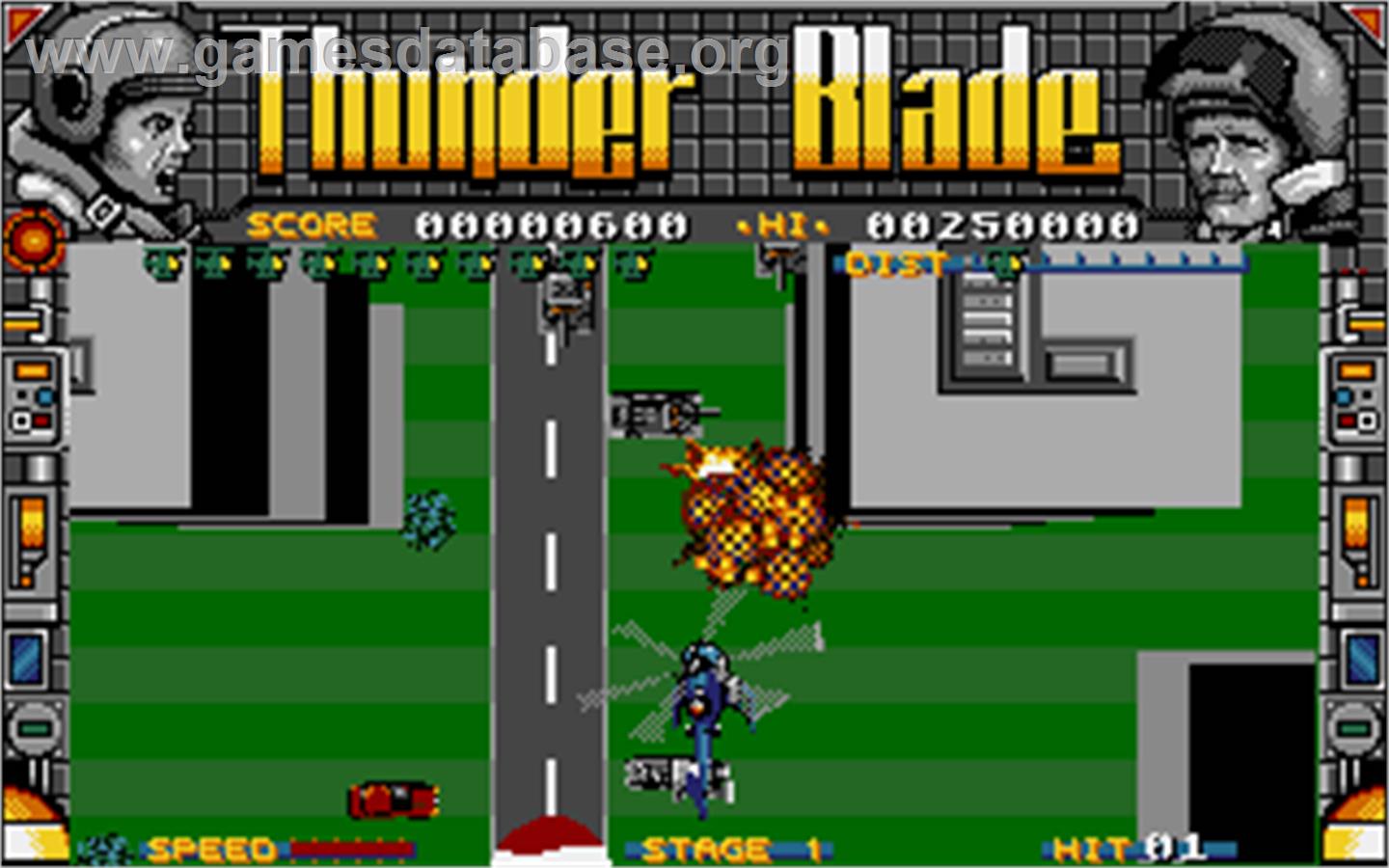Thunder Blade - Atari ST - Artwork - In Game