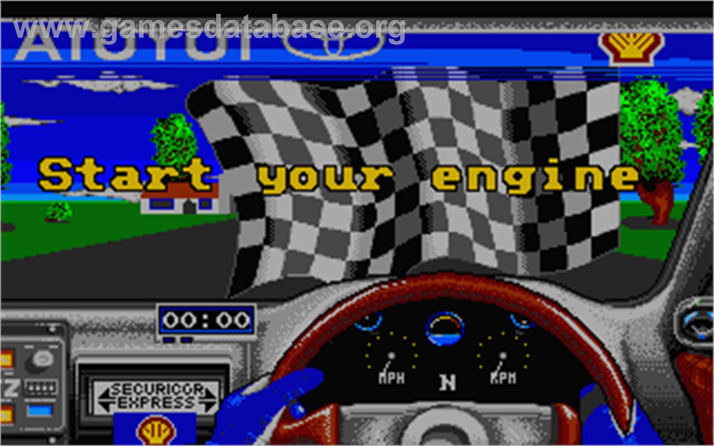 Toyota Celica GT Rally - Atari ST - Artwork - In Game