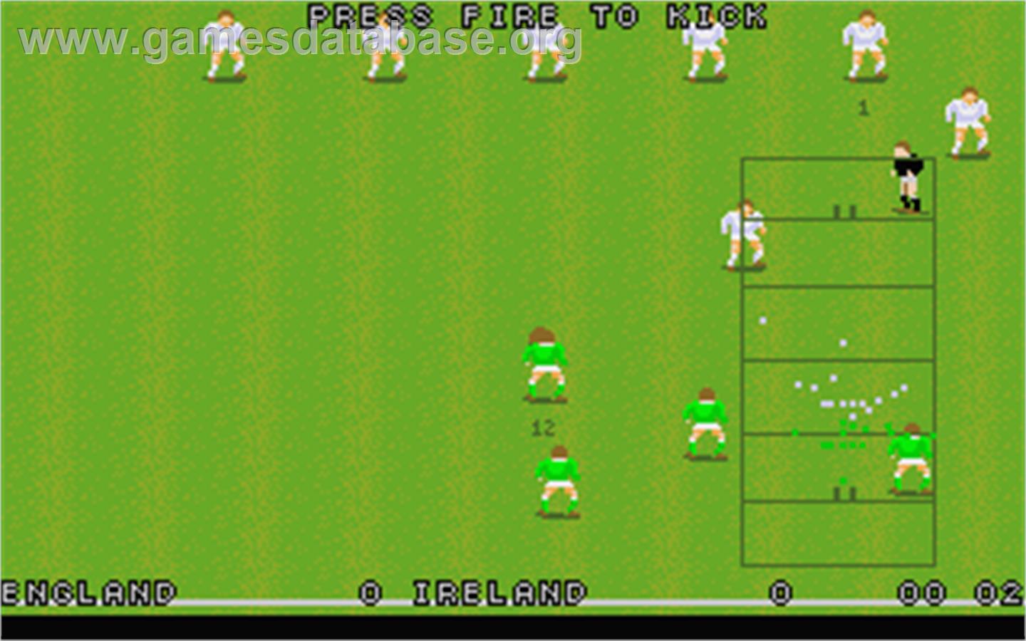 World Class Rugby - Atari ST - Artwork - In Game