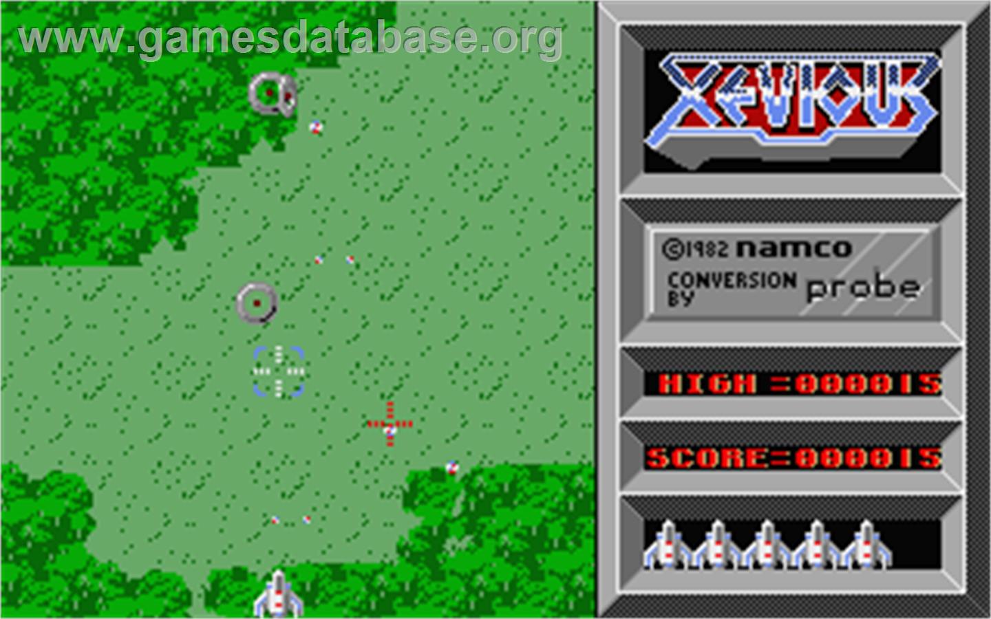 Xevious - Atari ST - Artwork - In Game