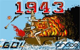 Title screen of 1943: The Battle of Midway on the Atari ST.