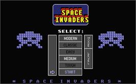 Title screen of Ace Invaders on the Atari ST.