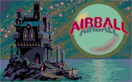 Title screen of Airball on the Atari ST.