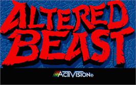 Title screen of Altered Beast on the Atari ST.