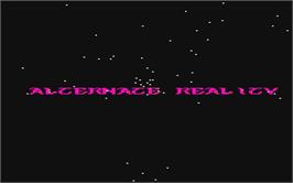 Title screen of Alternate Reality: The City on the Atari ST.