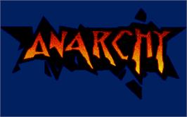 Title screen of Anarchy on the Atari ST.