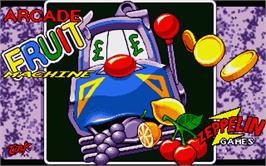 Title screen of Arcade Fruit Machine on the Atari ST.