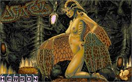 Title screen of Astaroth: The Angel of Death on the Atari ST.