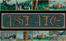 Title screen of Astate: La Malédiction des Templiers on the Atari ST.