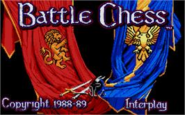 Title screen of Battle Chess on the Atari ST.