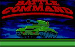 Title screen of Battle Command on the Atari ST.