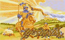 Title screen of Betrayal on the Atari ST.