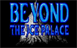 Title screen of Beyond the Ice Palace on the Atari ST.