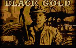 Title screen of Black Gold on the Atari ST.