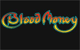 Title screen of Blood Money on the Atari ST.