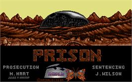 Title screen of Brimstone on the Atari ST.