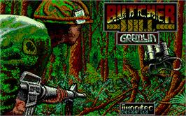 Title screen of Butcher Hill on the Atari ST.