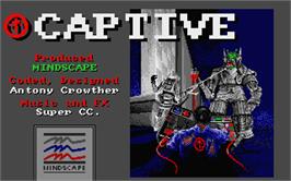 Title screen of Carthage on the Atari ST.