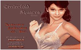 Title screen of Centerfold Squares on the Atari ST.
