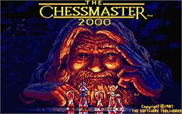 Title screen of Chessmaster 2000 on the Atari ST.