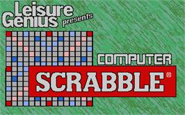 Title screen of Computer Scrabble Deluxe on the Atari ST.