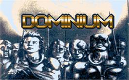 Title screen of Continuum on the Atari ST.