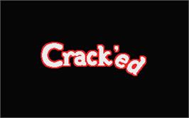 Title screen of Crack'ed on the Atari ST.
