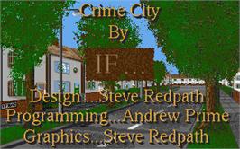 Title screen of Crime Time on the Atari ST.