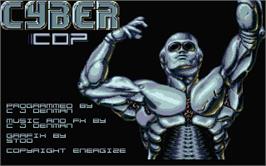 Title screen of Cyber Snake on the Atari ST.