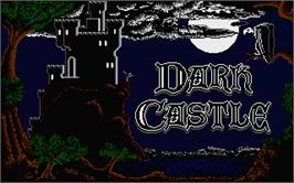 Title screen of Dark Castle on the Atari ST.