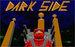 Title screen of Dark Side on the Atari ST.
