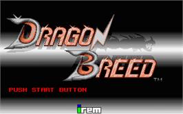 Title screen of Dragon Breed on the Atari ST.