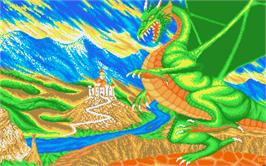 Title screen of Dragon Lord on the Atari ST.