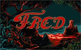 Title screen of Feud on the Atari ST.