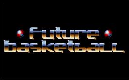 Title screen of Future Basketball on the Atari ST.