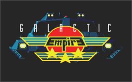 Title screen of Galactic Empire on the Atari ST.