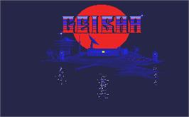 Title screen of Geisha on the Atari ST.