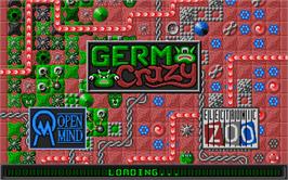 Title screen of Germ Crazy on the Atari ST.