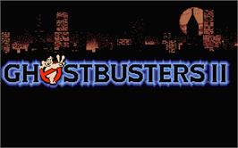 Title screen of Ghostbusters 2 on the Atari ST.