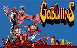 Title screen of Gobliiins on the Atari ST.