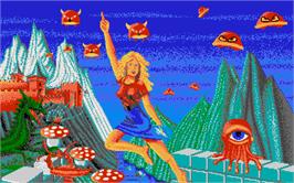 Title screen of Great Giana Sisters on the Atari ST.
