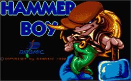 Title screen of Hammer Boy on the Atari ST.