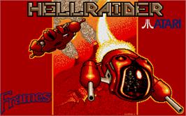 Title screen of Hellraider on the Atari ST.
