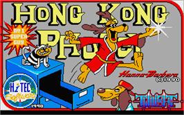 Title screen of Hong Kong Phooey: No.1 Super Guy on the Atari ST.
