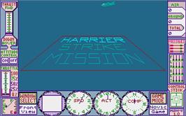 Title screen of Hostage: Rescue Mission on the Atari ST.