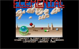 Title screen of Immortal on the Atari ST.