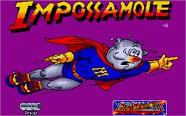 Title screen of Impossamole on the Atari ST.
