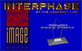 Title screen of Interphase on the Atari ST.