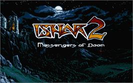 Title screen of Ishar 2: Messengers of Doom on the Atari ST.